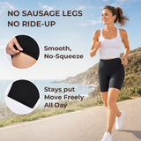 Short Sculptant Jelly-Grip 5" — Lissage Ventre & Anti-Frottement