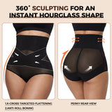 Gaine Sculptante Taille Haute X-Cross — Compression 3D 360°