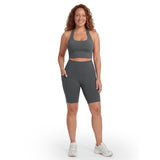 Legging Court Sculptant Anti-Cellulite à Poches