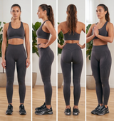 Legging Sculptant Anti-Cellulite Taille Haute à Poches